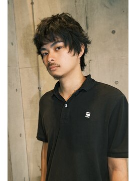 ブークル(boucle) メンズウルフ ウルフショート 個性派ウルフ ウルフパーマ