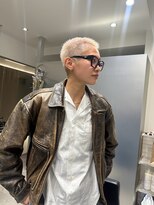 ウーズ ハラジュク(Ooze.HARAJUKU)&nbsp;ハッシュカットグレージュデザインカラーツートーンカラー原宿