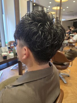 ユニックス イオンレイクタウン店(UNIX) 【 シャドーパーマ】魅せる立体感束感刈り上げマッシュ