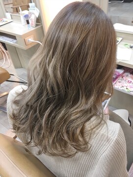 サンク ドリームプラザ店(CINQ) 【CINQ】大柳 大人ロング×アッシュグレージュ