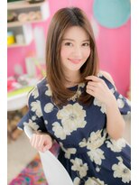 ミック 日暮里店(miq)&nbsp;センターパートで…しっとり大人めロングa