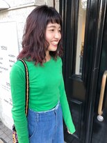 ミジョレ(MIJYORE)&nbsp;ショートバング×ベリーローズ