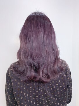 レニーバイエース(LANY by ACE) 【LANY 横浜】波打ちウェーブ×パープルクリアアッシュ