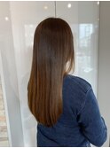 髪質改善/縮毛矯正/ストレートロング/透明感カラー/大人可愛い
