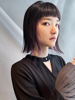 イトシテ&nbsp;インナーピンクパープル×切りっぱなし外ハネボブ【本多身和子】