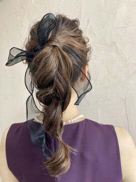 オブジェ(OBJET) 結婚式お呼ばれセット　リボンアレンジ