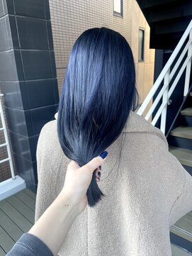 シオ ヘアー デザイン(Sio. hair design) ブリーチ必須！ ブルーカラー