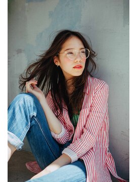 ニュイ 高槻 阪急茨木店(nui) イメチェンアンブレラカラー前髪ウェーブパーマこなれミディ