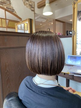 アドラーブル 女池店(adorable) 10代20代30代大人可愛いエアリーボブラベンダーベージュ透明感