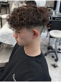 スペインカールスパイラルパーマメッシュマッシュ眉毛