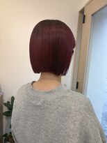 シアアルン 新小岩店(SHEER alun)&nbsp;レッドカラー/ミニボブ