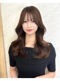 韓国ヘア ナチュラル レイヤーカット透明感グレージュ 豊川