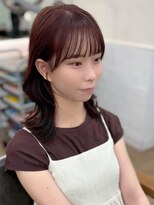 ネオリーブ クーロ(Neolive curro)&nbsp;韓国前髪顔周り×小顔レイヤー[横浜/縮毛矯正/丸型卵型逆三角形]