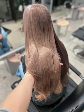 ペレ 梅田(PELE) くびれヘア/アプリコットオレンジ/夏のヘアアレンジ/梅 田