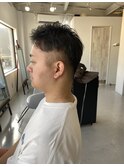 20代30代40代◎刈り上げセンターパートフェザーパーマ