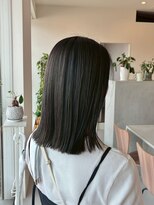 アソビ ヘア ラボ(Asobi hair lab) ツヤ感ミディアムボブ