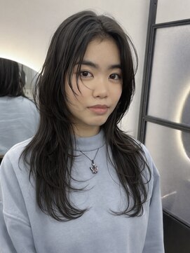 シーバイスリー 綱島(C×3) 前髪長めシースルバングのハッシュカット！