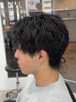 ゴート(GOATO)&nbsp;ツイストスパイラルパーマ センターパート サーフカール 鹿児島