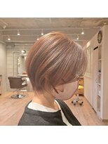 アットティー 金沢八景(at tee...)&nbsp;丸みショート/白髪ぼかしハイライト/40代/50代/60代/金沢八景