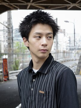 ネロ ヘアサロン 渋谷(NERO HAIR SALON) 【 松井 隆人 】メンズ スパイキー ショート 刈り上げなし