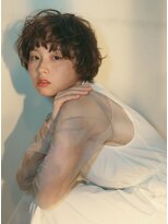 ベレッタ 楠葉店(veretta.)&nbsp;強めカールのマニッシュショート/個性派/オシャレ/暗髪/前髪あり