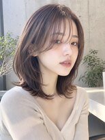 コード 四条河原町駅店(CHORD) くびれミディ レイヤーミディ 韓国ヘア シースルーバング