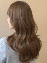 アイドットプラス オオサカ 心斎橋 難波(i.+OSAKA)&nbsp;韓国風くびれレイヤーミルクティーベージュ艶ロングヘア