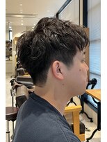 ヘアルシェーヌ ルミエール(hair le chene lumiere)&nbsp;ショート × ランダムパーマ