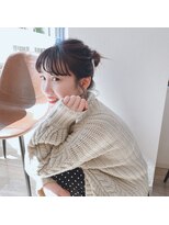 エマ あみ～ろ～ど店(EMMA)&nbsp;前髪パーマアレンジ