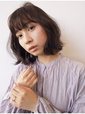 ボブ × ラベンダーアッシュ