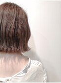 【chico hair寺田町】切りっぱなし/ボブ/ショート/ベージュ