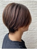 襟足すっきり小顔☆透明感大人ショート