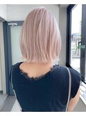 ボブウルフ×フレンチガーリー×ホワイトブリーチ