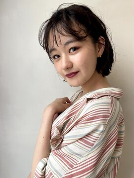 キープへアデザイン(keep hair design) 伸ばしかパーマ/ボブスタイル/スタイリング簡単【三橋】