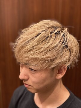 ヒロギンザ 田町店(HIRO GINZA) ハイトーンマッシュ