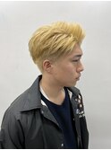 メンズ登坂広臣風オールバックセンターパート