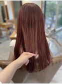 流行りの赤髪ヘアー！！
