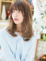 カバーヘア ブリス 戸田公園西口店(COVER HAIR bliss) 透けバング流れるレイヤー小顔抜け感ヘアh2戸田公園20代30代40代