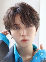 オーシャントーキョー サニー 原宿(OCEAN TOKYO Sunny)&nbsp;韓国ニュアンスパーマセンターパートシースルーマッシュ刈り上げ