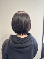 ラヴィン(LOVIN’)&nbsp;ブラウン/ショートボブ/グレイカラー