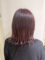 フレイムス ヘアアンドリラックス 戸田店(Frames hair&relax) 外はね切りっぱなしボブ＊レッドカシスカラー
