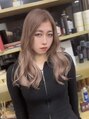 ヘアーサロン カラー 色彩店(COLOR) ピンクミルクティーカラー