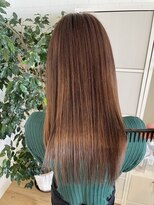 グリーンルームセカンド 結城店(GREEN ROOM. 2nd)&nbsp;シフォンベージュ/髪質改善/縮毛矯正/結城/ナチュラルレイヤー