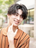 オーシャントーキョー 心斎橋(OCEAN TOKYO WEST)&nbsp;波巻きパーマツイストスパイラルパーマセンターパートウルフ