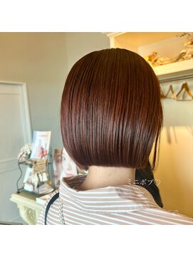 ペッツショコラ(PETZ chocolat) プツっとボブ×秋カラー/ボブ/カット/藤枝