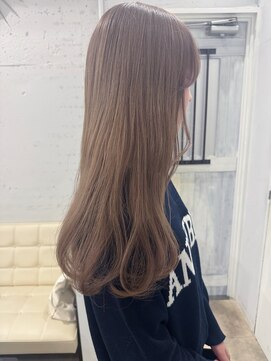 シー ヘアデザイン(see hair design) pink milk tea ベージュ