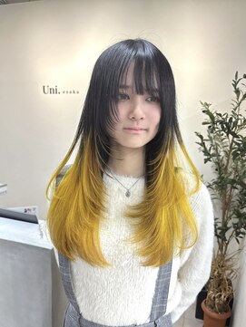 ユニ 江坂(Uni.) 20代30代40代 レイヤーカット 縮毛矯正 髪質改善