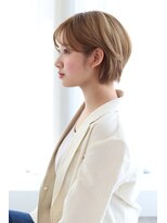 ビューティーアンドフリーハコ(Beauty&Free HACO)&nbsp;レイヤー/大人丸みショート/ベージュ系/アースカラー