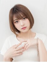 ブロッサム 保谷(Blossom)&nbsp;ひし形韓国風レイヤー前髪ありミルクティーベージュ20代30代