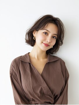 e.m.a プレミアムビューティーサロン 栄駅店(e.m.a PREMIUM BEAUTY SALON) ボブ/イメチェン/外ハネボブ/美髪/ワイドバング/髪型